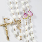 the prettiest rosary in the world, made from real rose flower.